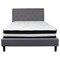 Flash Furniture Roxbury Queen Platform Bed Set, Lght Gray SL-BM-27-GG - alternate 4